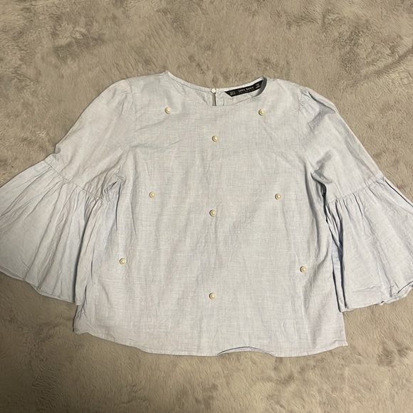 Zara Basic Collection - Baby blue and Pearl details - Picture 3 of 3